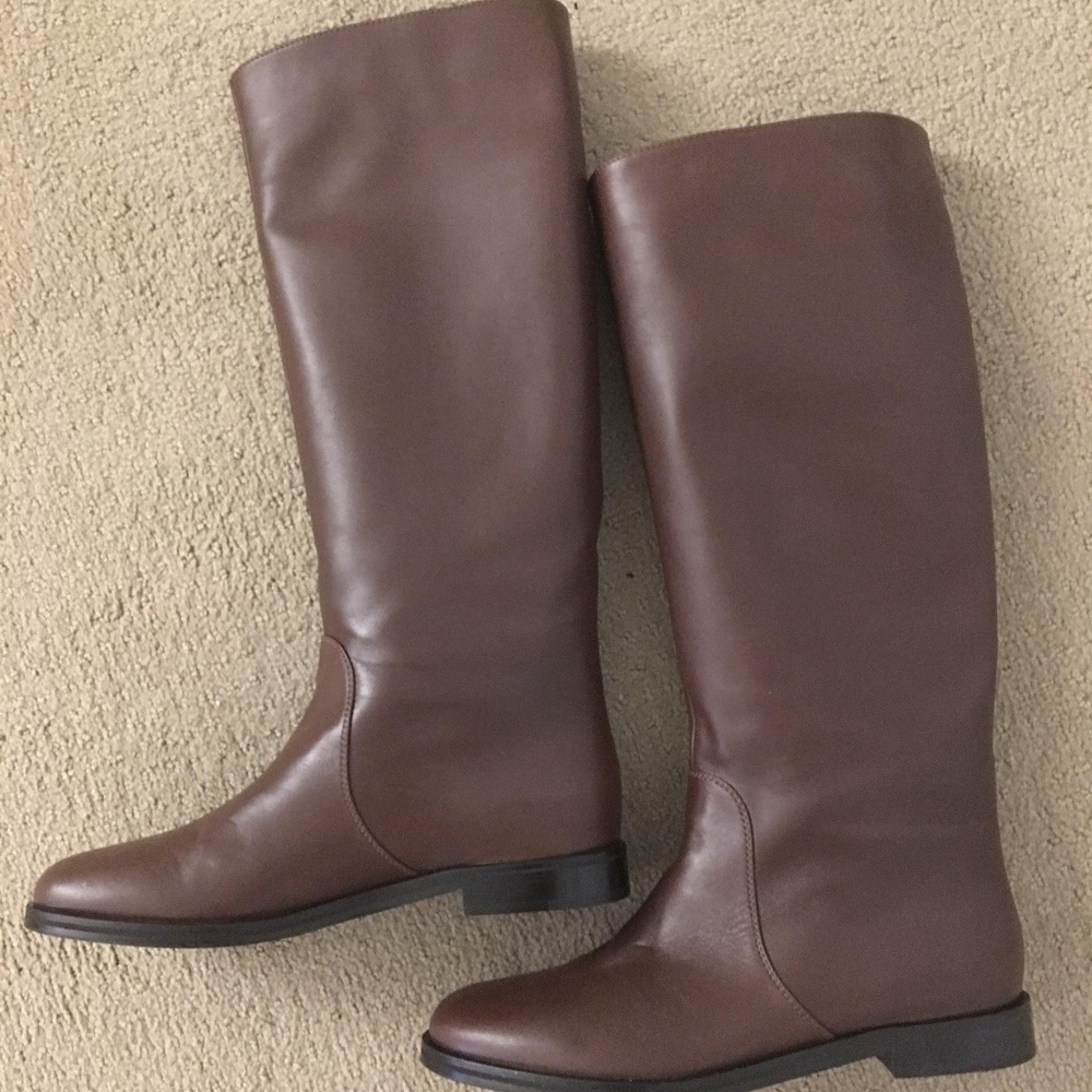 Sergio Rossi Brown Knee-High Boots, 38 or 7.5